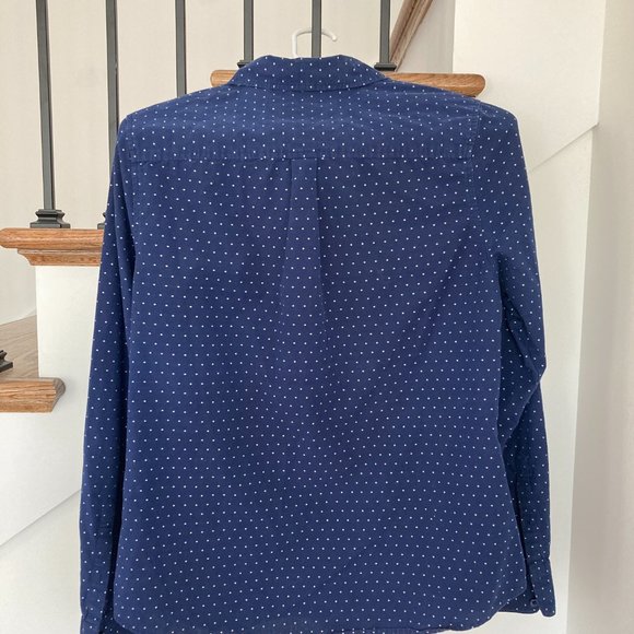 Collared quarter-button long sleeve shirt - Picture 4 of 4